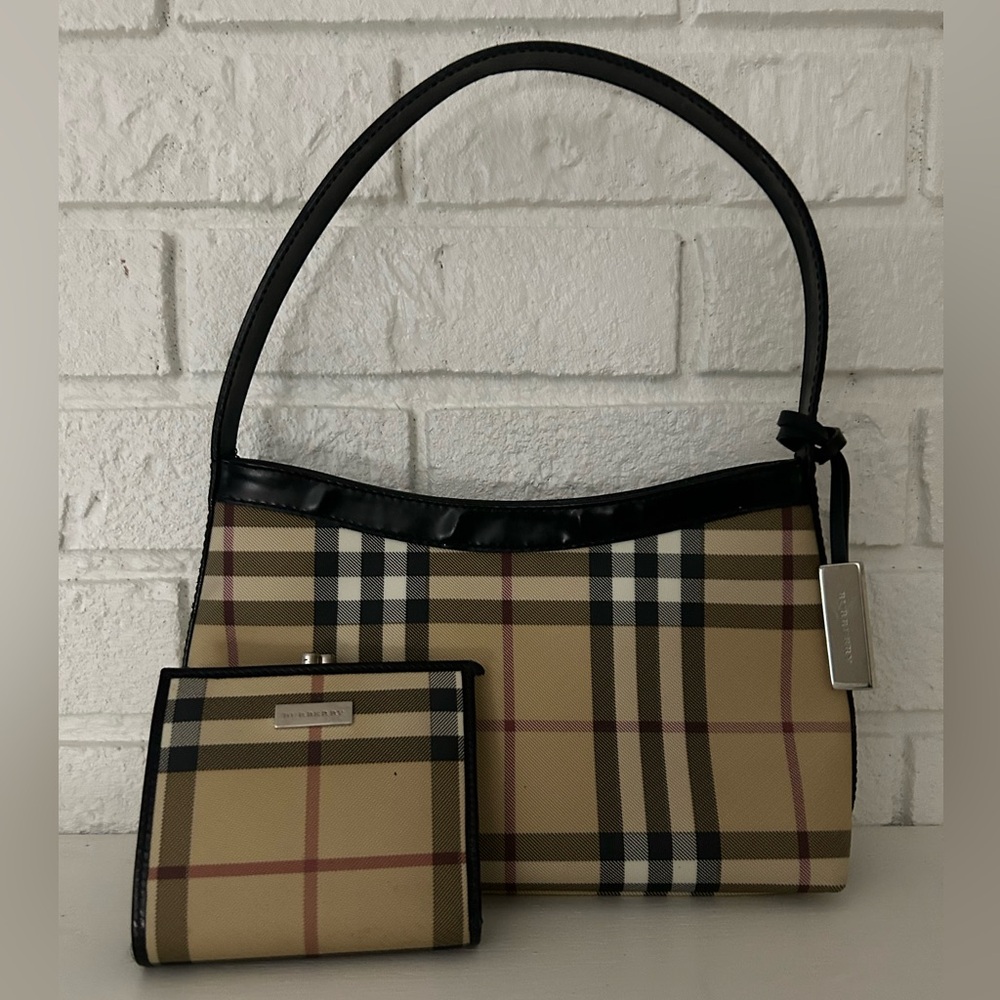 Burberry handbag and wallet